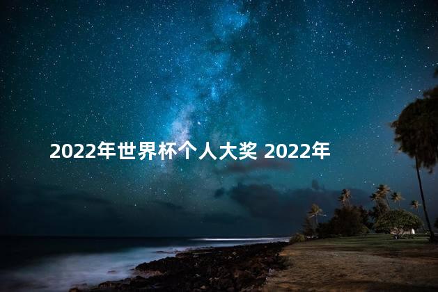 2022年世界杯个人大奖 2022年世界杯是哪个国家的